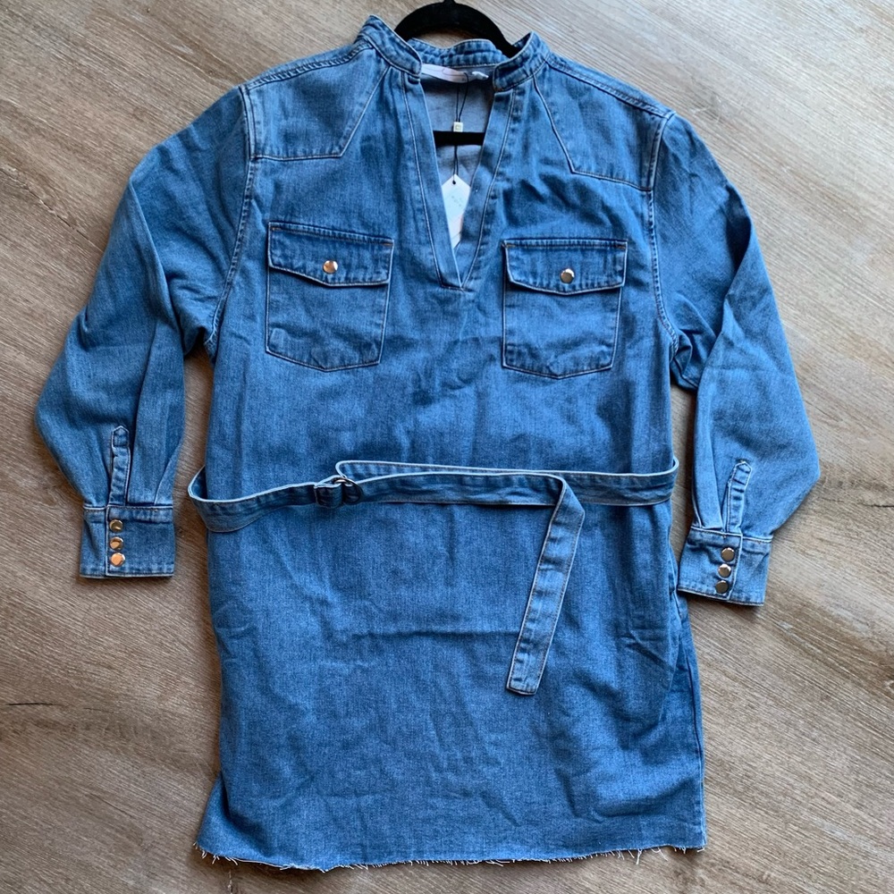 Cute Oversized Jean Dress